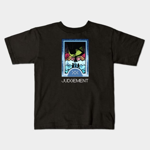 Judgement Arcana Tarot Card Kids T-Shirt by loveandlive